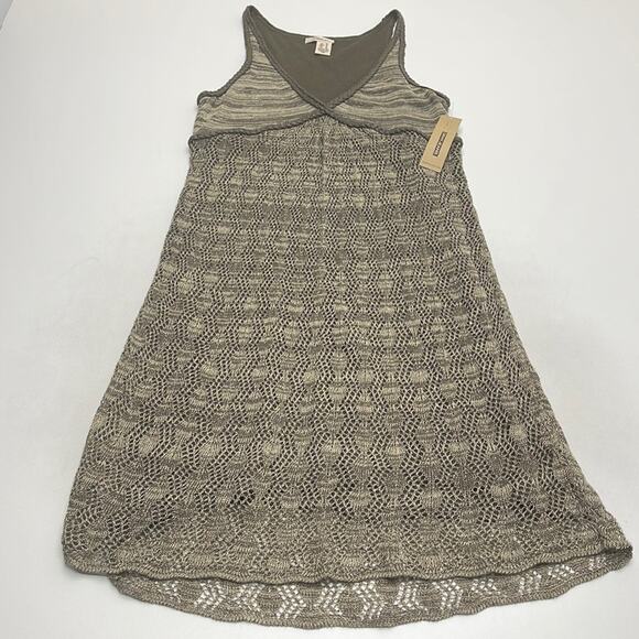 DKNY JEANS Women’s Medium Green Knit Dress - Picture 1 of 4